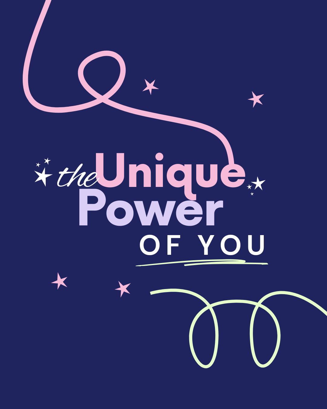 Adult Masterclass - The Unique Power of YOU